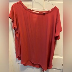 Loft short sleeve blouse.